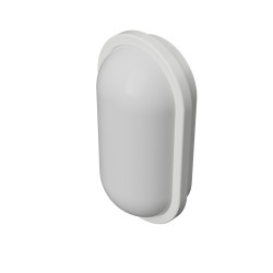 Palio ovale 15W - PLAFONE IN TERMOPLASTICA OVALE BIANCO 21,5X14,5 CM SPESSORE 6,5 CM IP65 15W 3*CCT