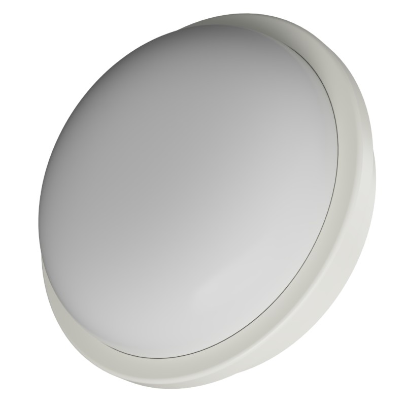 Palio rotondo 20W - PLAFONIERA IN TERMOPLASTICA ROTONDA IP65 20W 2500 LUMEN 22X6CM BIANCA 3*CCT