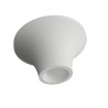 PLAP385 PLAFONE IN GESSO CERAMICO CON STAFFA POSTERIORE X 1 GU10 DIAMETRO 16,5 H9CM