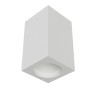 CUBO DA SOFFITTO IN GESSO CERAMICO 7X7XH12