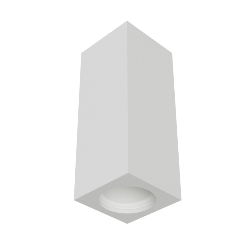 CUBO DA SOFFITTO IN GESSO CERAMICO 7X7XH18