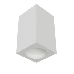 CUBO DA SOFFITTO IN GESSO CERAMICO 7X7XH8