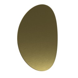 LAMPADA A PARETE IN METALLO ORO 7W 840LM CCT IP20 18X18CM