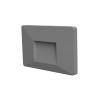 SEGNAPASSI IN POLICARBONATO GRIGIO PER 503 IP65 240LM 2W CRI80 ALIMENTATORE INTEGRATO 3000K