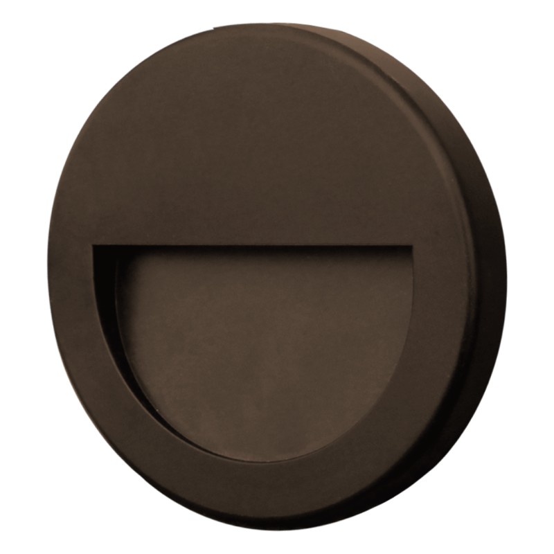 SEGNAPASSI IN POLICARBONATO ROTONDA CORTEN PER 503 IP65 320LM 3W CRI80 ALIMENTATORE INTEGRATO 4000K