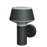 APPLIQUE DA ESTERNO IP54 IN ALLUMNIO E ACRILICO PER 1 E27 ANTRACITE 16X21