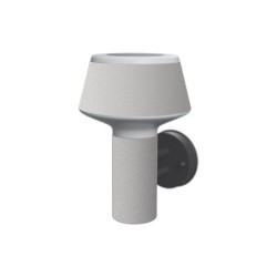 APPLIQUE DA ESTERNO IP54 IN ALLUMINIO E ACRILICO PER 1 E27  BIANCO 16X21
