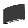 APPLIQUE DA ESTERNO IN ALLUMNIO IP54 CCT L16XH8XP4CMUP & DOWN NERO  6W