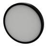 Uranus 30 PLAFONIERA IN ALLUMNIO E ACRILICO SLIM Diametro 30cm NERO IP44 24W 3CCT