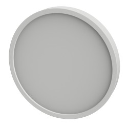 Uranus 23 PLAFONIERA IN ALLUMNIO E ACRILICO  SLIM Diametro 23cm Bianco IP44 18W 3CCT