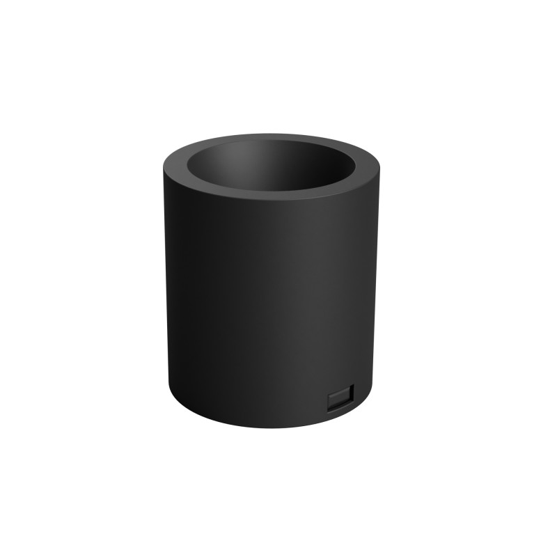 GEMINI-NER PLAFONE IN TERMOPLASTICA NERO 7W 700LM CCT IP20 9,8X9,3CM