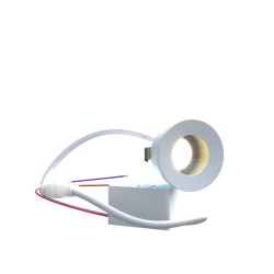 PUNTO LUCE DA INCASSO BIANCO 1W 3K