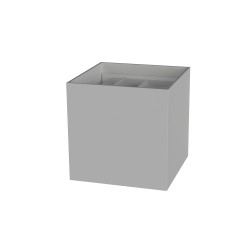 Lisbona Bia -APPLIQUE IN ALLUMINIO BIANCO LED INTEGRATO 5W+5W 2CCT IP65