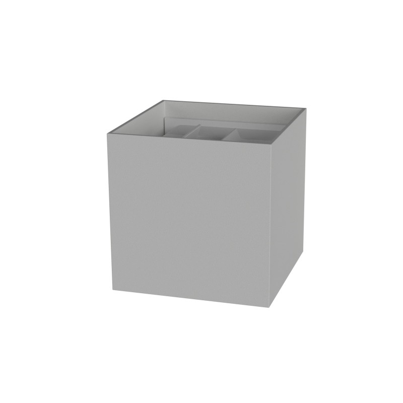 Lisbona Bia -APPLIQUE IN ALLUMINIO BIANCO LED INTEGRATO 5W+5W 2CCT IP65
