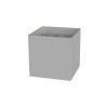 Lisbona Bia -APPLIQUE IN ALLUMINIO BIANCO LED INTEGRATO 5W+5W 2CCT IP65