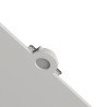 PORTAFARETTO SLIM TONDO IN GESSO CON ALETTE FISSE 1XGU10 10 X 10 7cm - Brunelleschi cod. 010