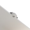 PORTAFARETTO DA INCASSO IN GESSO CERAMICO DIAMETRO 10 H6,5CM COMPLETO DI PORTA LAMPADA ANTISHOCK MINIGU10 MOLLA DI BLOCCO BIANC