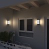 LAMPADA A PARETE IN ALLUMINIO BIANCO IP65 X 1 E27  25X11CM