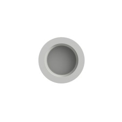 PENDENTE IN GESSO CERAMICO VERNICIABILE DALLA FORMA CILINDRICA 40CM COMPLETO DI PORTA LAMPADA GU10,MOLLA BIANCA,FILO DA 1,5MT E