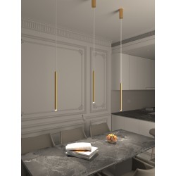 PENDENTE IN METALLO ORO CCT 5W 41X2,5CM