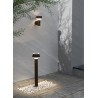 PALO DA ESTERNO IP54 IN ALLUMNIO E ACRILICO PER 1 E27 ANTRACITE 16X70CM