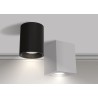 FIXED-R-B PLAFONE DA SOFFITTO ROTONDO IN METALLO BIANCO PER 1 GU10 FISSAGGIO CON FISCHER