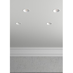 Fire 10w  - FARETTO IN ALLUMINIO BIANCO LED INTEGRATO OSRAM 10W CCT