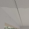 Boreale 1Mt - BINARIO IN ALLUMINIO AD INCASSO PER STRIP LED E FILO TENDA DA 1MT Peso a 1 metro : 6kg