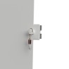 APPLIQUE DA INCASSO IN GESSO CERAMICO  A FORMA DI MANO 21X25 4CM SPORGENZA 14CM  COMPLETO DI PORTA LAMPADA E27  LUNGHEZZA CAVO 