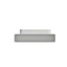 APPLIQUE IN GESSO CERAMICO 18,3X 18,5 CM SPESSORE 6,2 COMPLETO DI PORTALAMPADA R7S