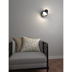 LAMPADA A PARETE ORIENTABILE  8W CCT BIANCO 13CM
