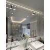 LAMPADA DA BAGNO IN POLICARBONATO  NERO  5W 400LM 4000K IP44 30CM