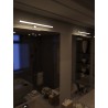 LAMPADA DA BAGNO IN POLICARBONATO NERO 8W 640LM 4000K IP44 50CM
