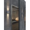 APPLIQUE IN TERMOPLASTICA NERO  PER ESTERNO IP65 UP&DOWN 2X1W 200LM CCT 10X11X4CM