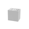 APPLIQUE IN TERMOPLASTICA BIANCO LED INTEGRATO 2 X 1W CRI80 3K IP65