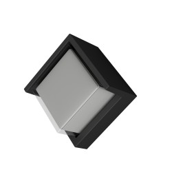 LAMPADA A PARETE NERA IP65...