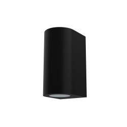 APPLIQUE IN ALLUMINIO IP54 PER 2 GU10  LUCE UP & DOWN COLOREANTRACITE