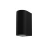 APPLIQUE IN ALLUMINIO IP54 PER 2 GU10  LUCE UP & DOWN COLOREANTRACITE