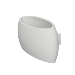 APPLIQUE A PARETE IN GESSO CERAMICO X 1 E27