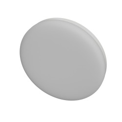 PLAFONE ROTONDO  IN TERMOPLASTICA BIANCA ED E DRIVER INTEGRATI 20W 4000K IP6519,7X19,7XH3,5CM