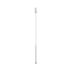 PENDENTE IN METALLO BIANCO CCT 5W 41X2,5CM