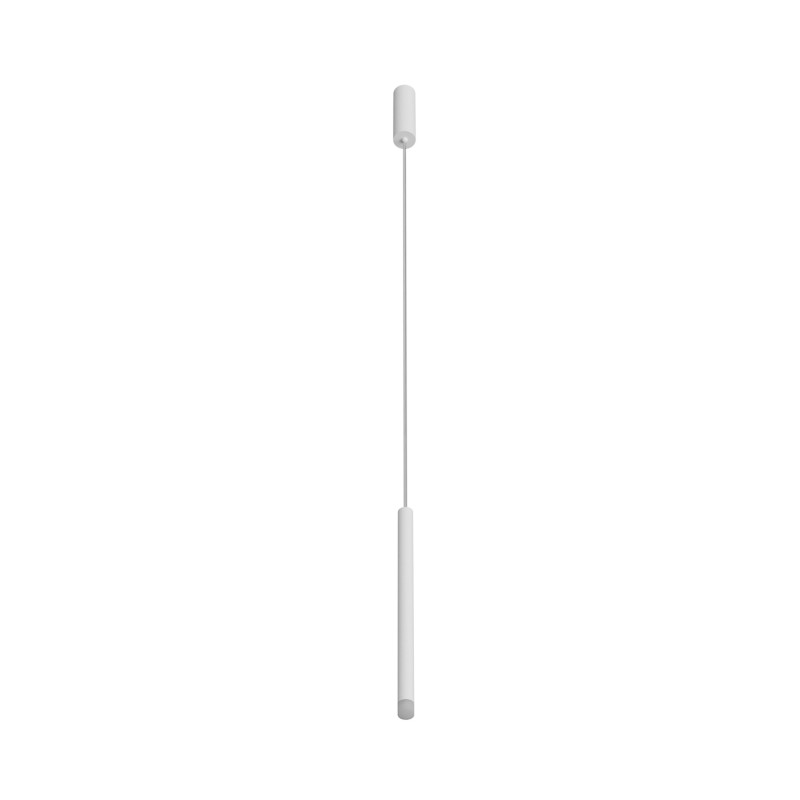 PENDENTE IN METALLO BIANCO CCT 5W 41X2,5CM