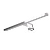 LAMPADA DA BAGNO IN POLICARBONATO CROMO SPAZZOLATO 5W 400LM 4000K IP44 30CM