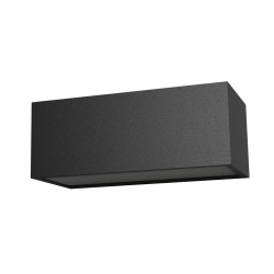 APPLIQUE DA ESTERNO 1P65 IN ALLUMINIO 2CCT 22XH10,3XH6,5CMANTRACITE 20W 2150LUMEN