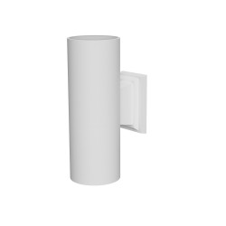 LAMPADA A PARETE IN ALLUMINIO BIANCO IP65 X 2 GU10  17,5X6,5CM