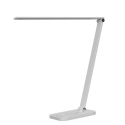 LAMPADA DA TAVOLO IN ALLUMINIO BIANCA CCT 18X39X33CM
