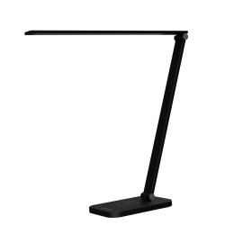 LAMPADA DA TAVOLO IN ALLUMINIO NERA CCT 18X39X33CM