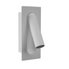 LAMPADA A PARETE IN METALLO  CON SPOT ORIENTABILE 3W CCT IP20 17X6CM
