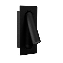 LAMPADA A PARETE IN METALLO CON SPOT ORIENTABILE 3W CCT IP20 17X6CM