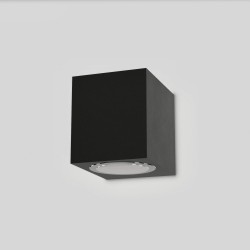 APPLIQUE IN ALLUMINIO IP54 PER 1 GU10  LUCE SOLO SOTTO COLORE ANTRACITE